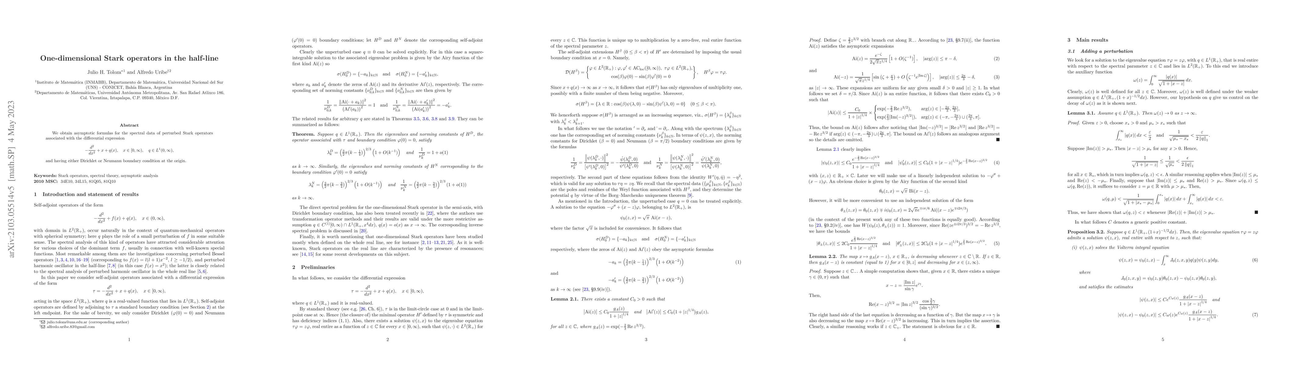 Thumbnail for One-dimensional Stark operators in the half-line