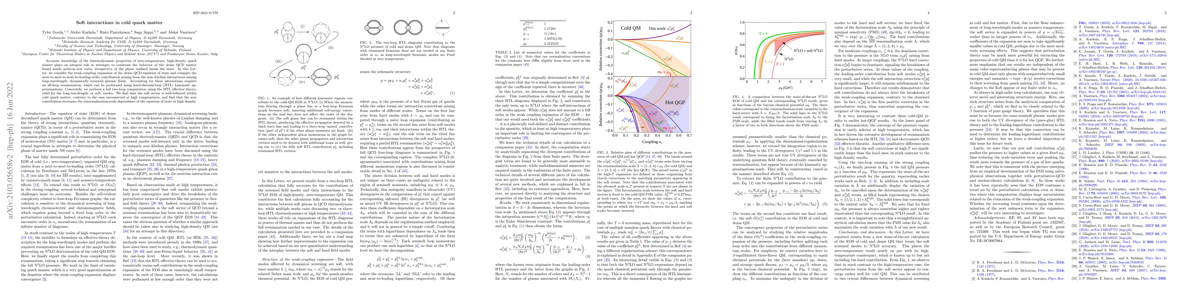 Thumbnail for Soft interactions in cold quark matter
