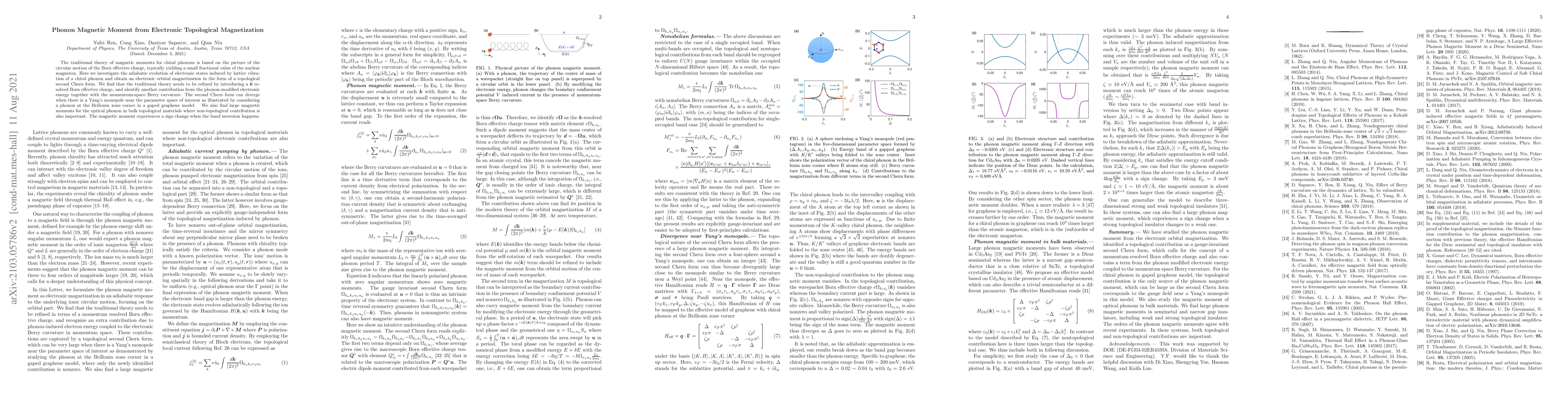 Thumbnail for Phonon Magnetic Moment from Electronic Topological Magnetization