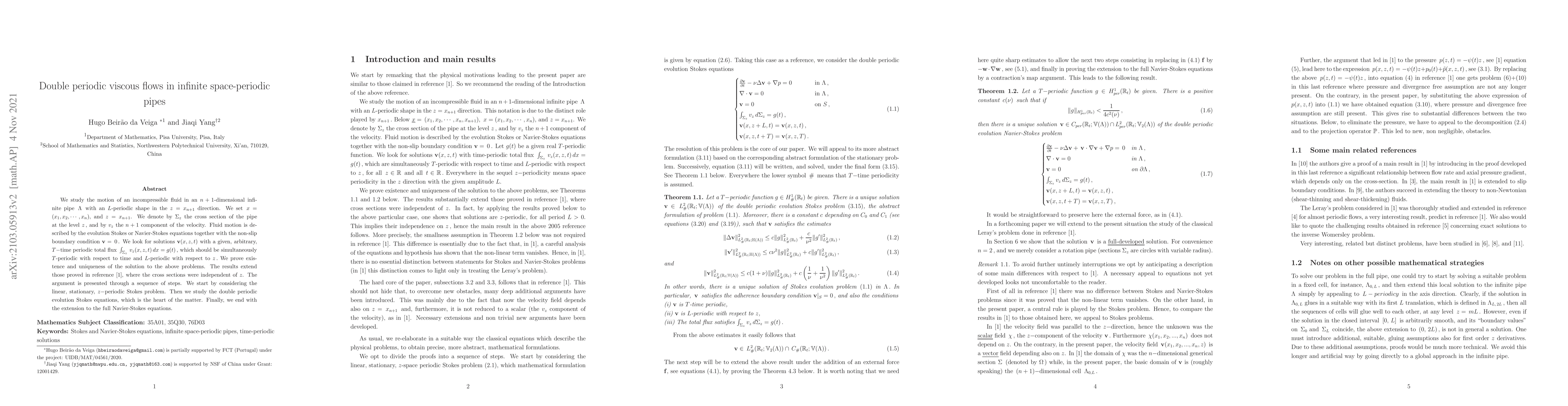 Thumbnail for Double periodic viscous flows in infinite space-periodic pipes