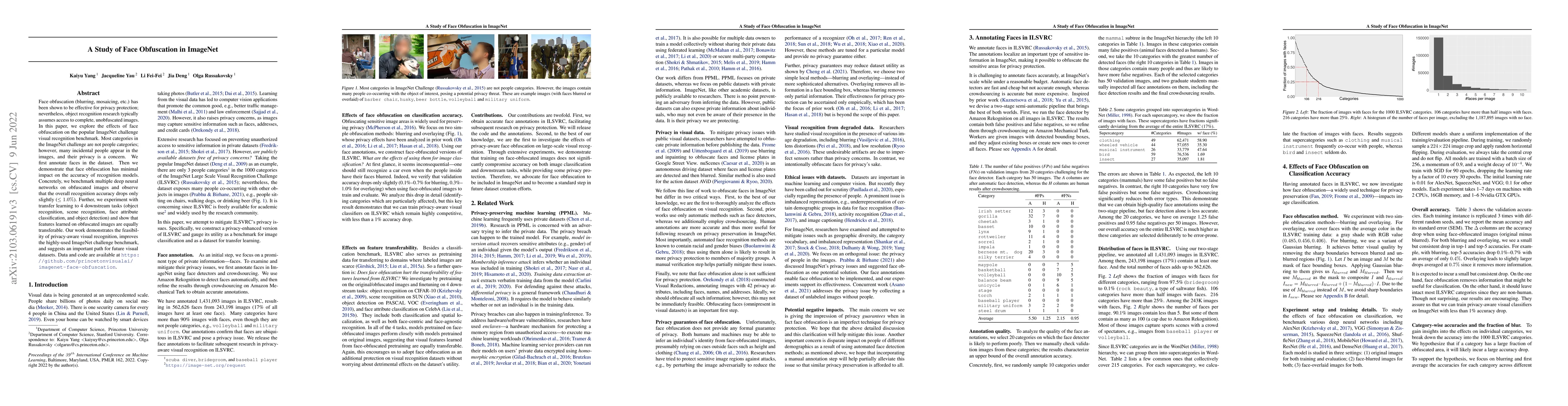 Thumbnail for A Study of Face Obfuscation in ImageNet