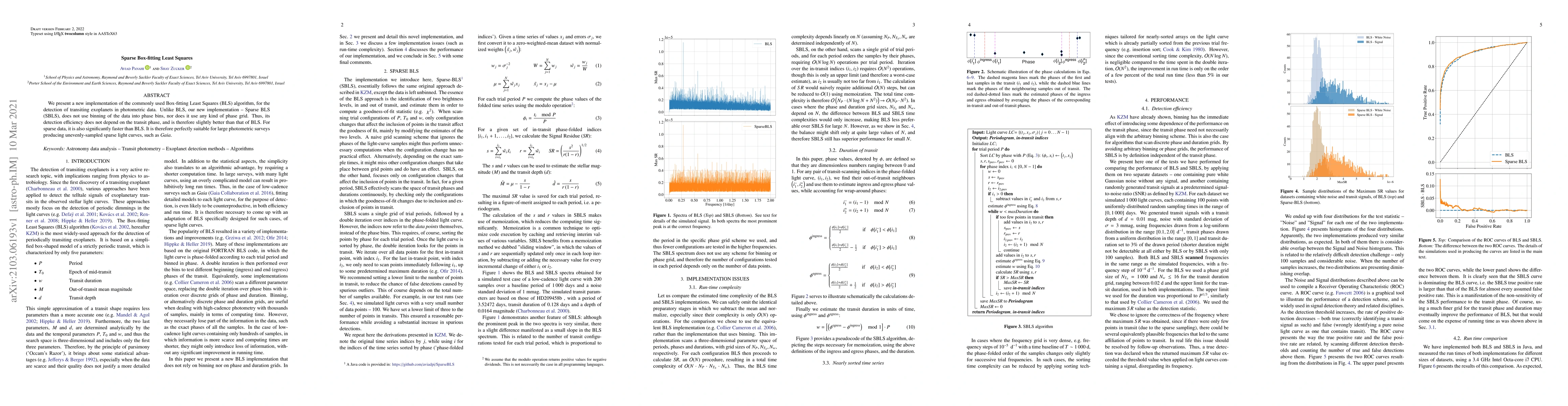 Thumbnail for Sparse Box-fitting Least Squares