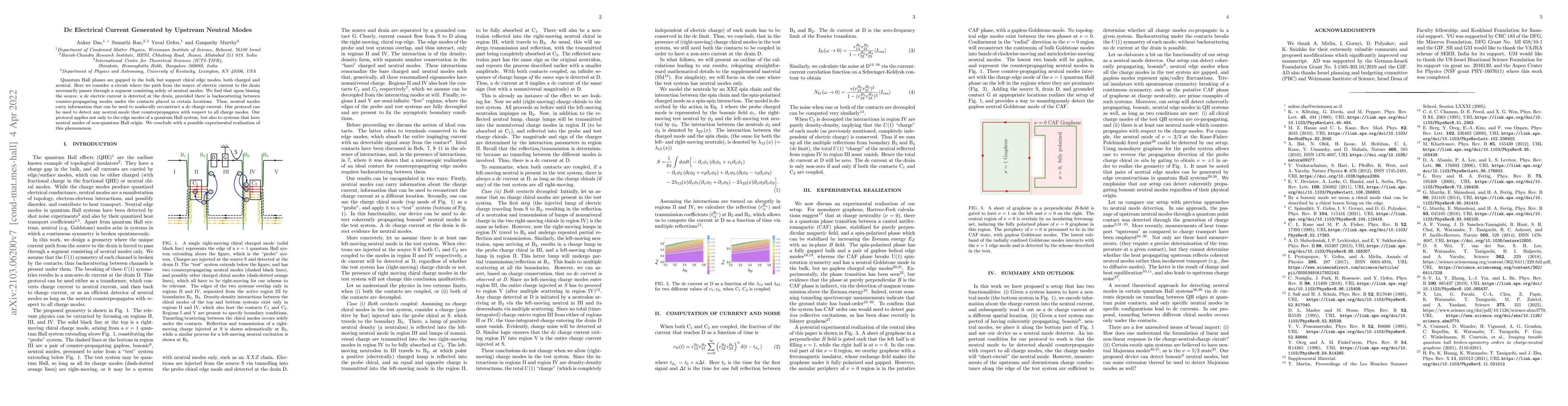Thumbnail for Dc Electrical Current Generated by Upstream Neutral Modes