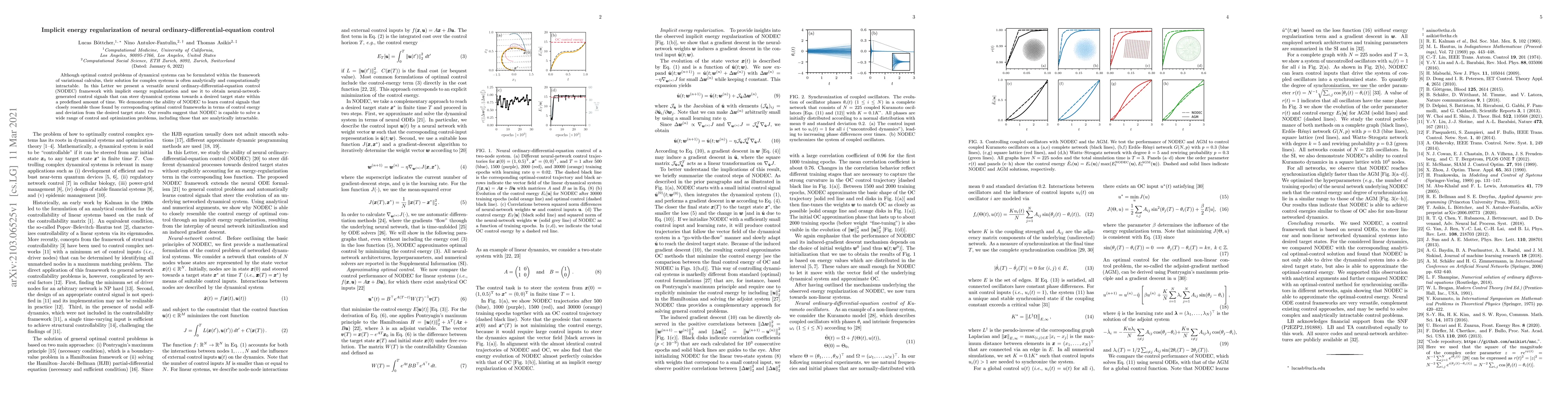 Thumbnail for Implicit energy regularization of neural ordinary-differential-equation
  control