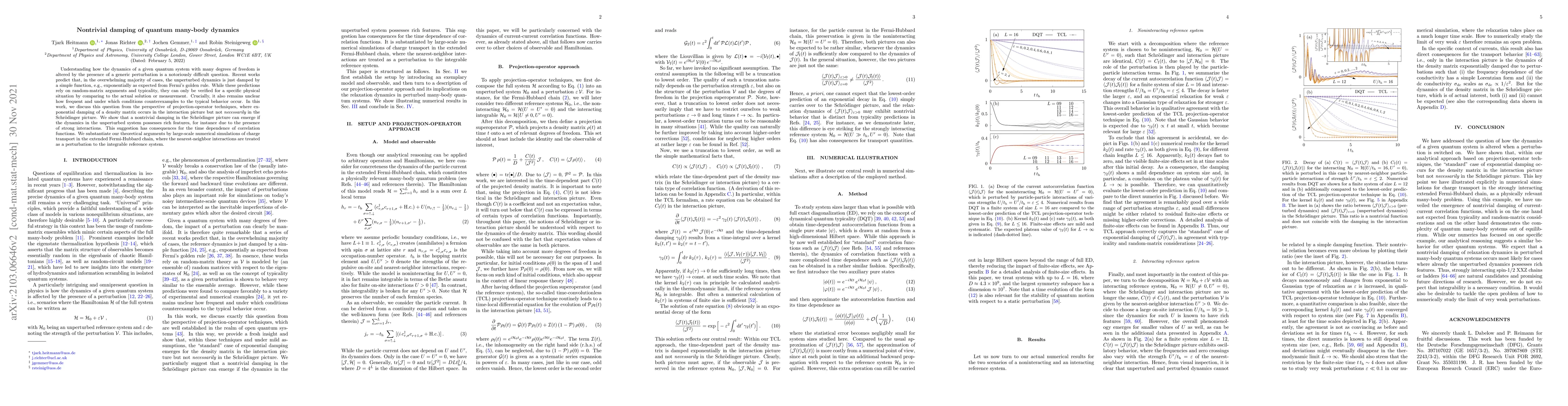 Thumbnail for Nontrivial damping of quantum many-body dynamics