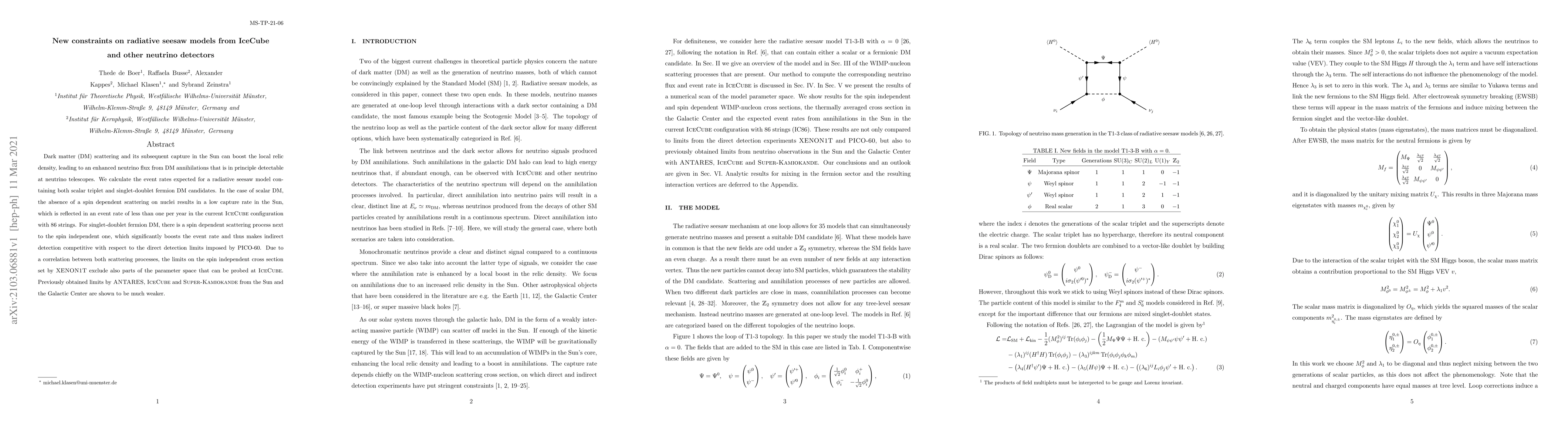 Thumbnail for New constraints on radiative seesaw models from IceCube and other
  neutrino detectors