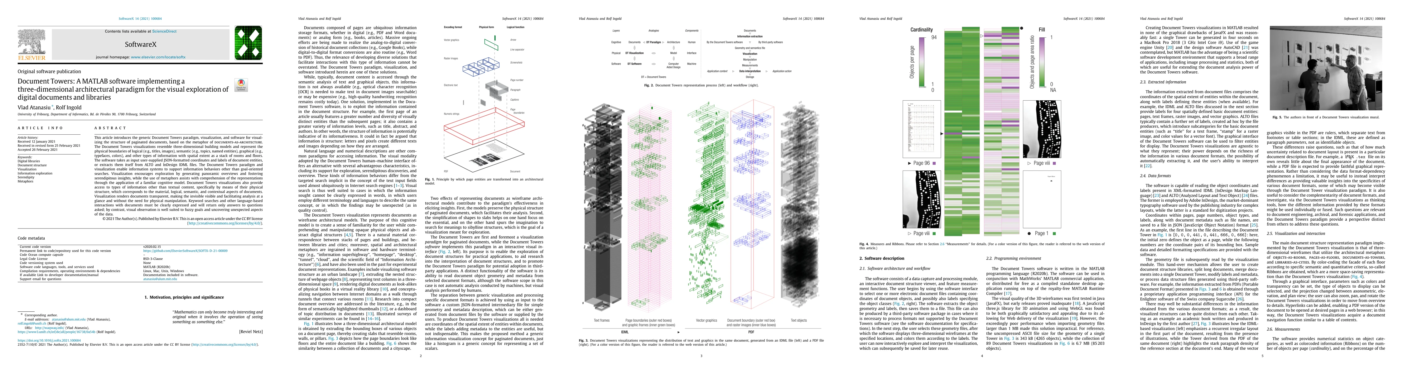 Thumbnail for Document Towers: A MATLAB software implementing a three-dimensional
  architectural paradigm for the visual exploration of digital documents and
  libraries