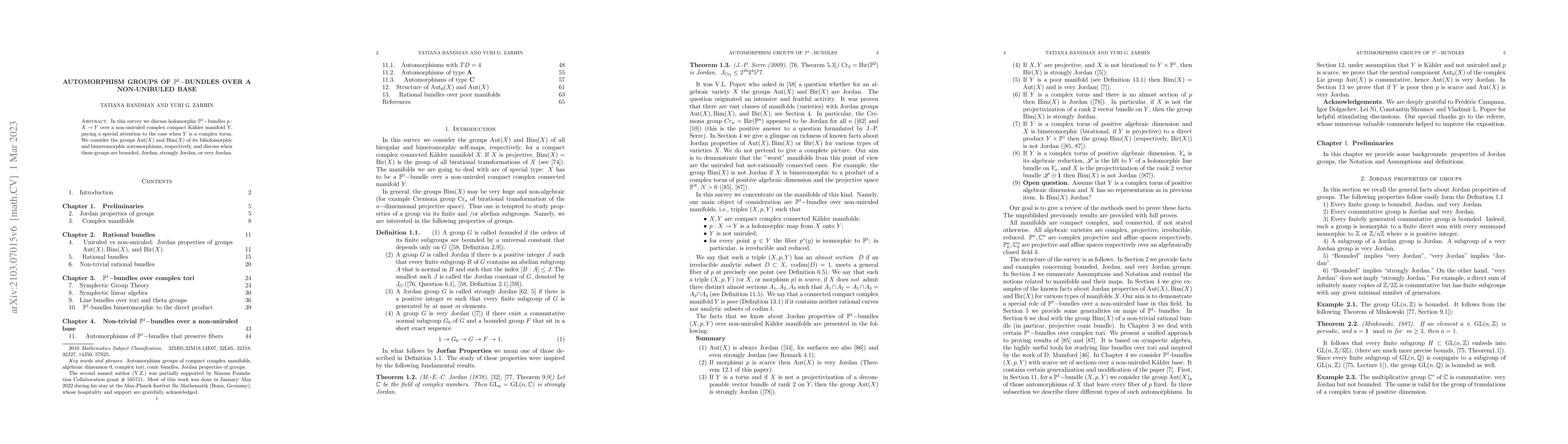 Thumbnail for Automorphism groups of $P^1$-bundles over a non-uniruled base