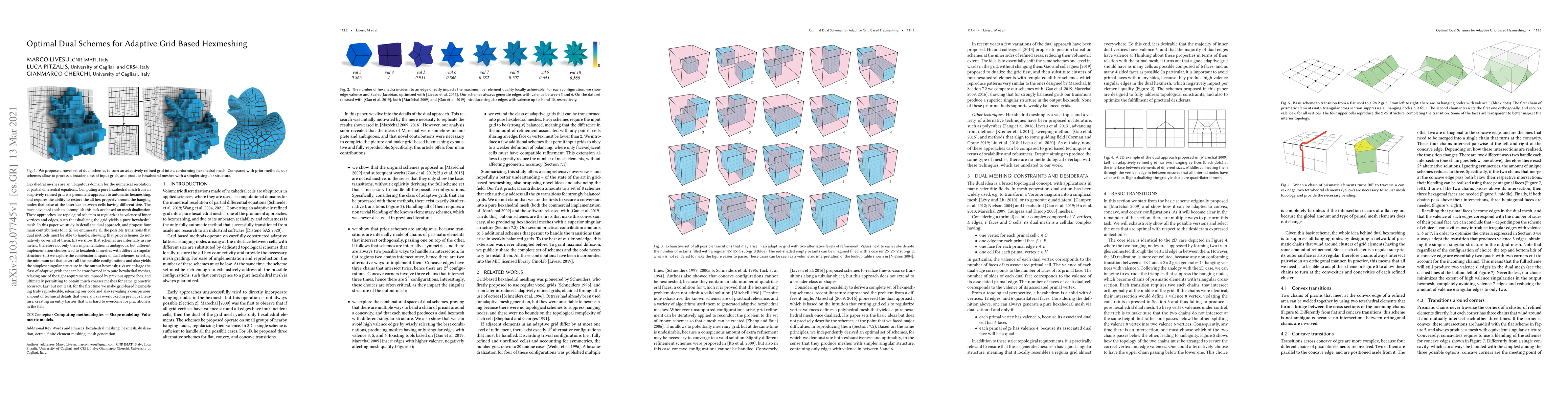 Thumbnail for Optimal Dual Schemes for Adaptive Grid Based Hexmeshing