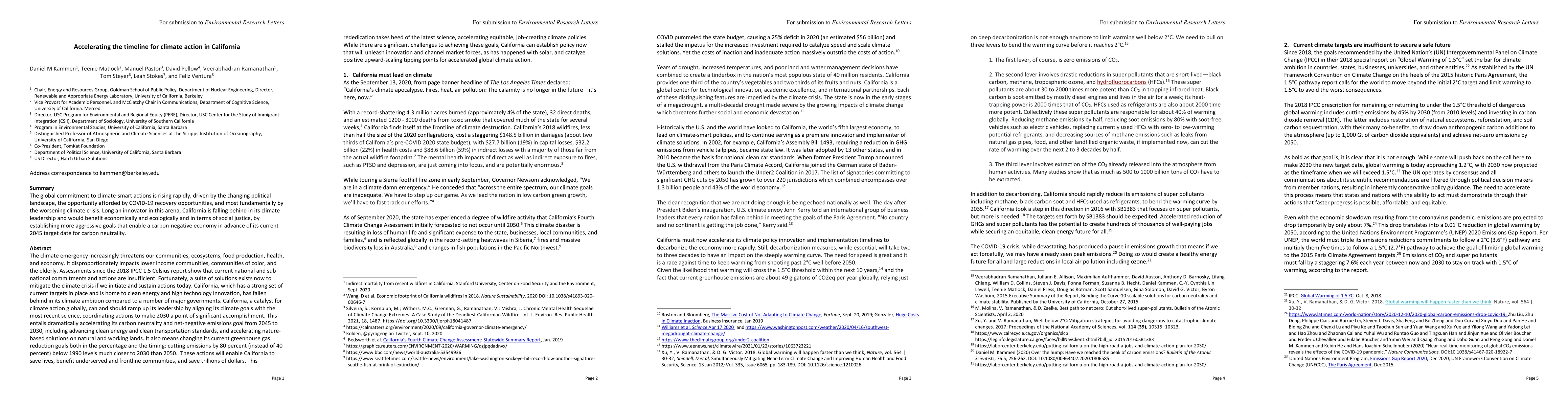 Thumbnail for Accelerating the timeline for climate action in California