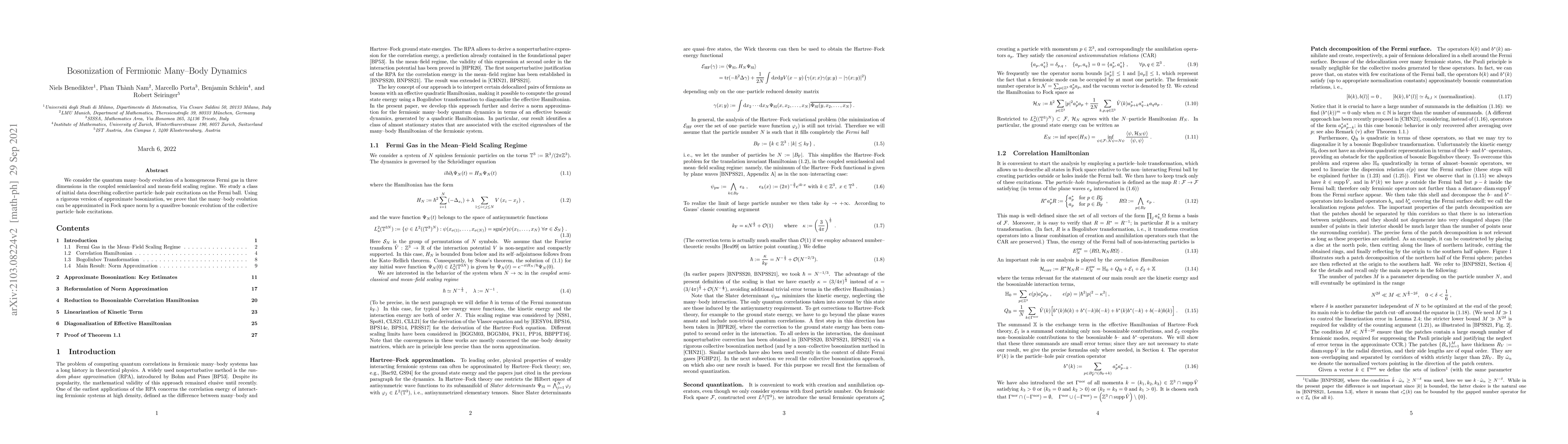 Thumbnail for Bosonization of Fermionic Many-Body Dynamics