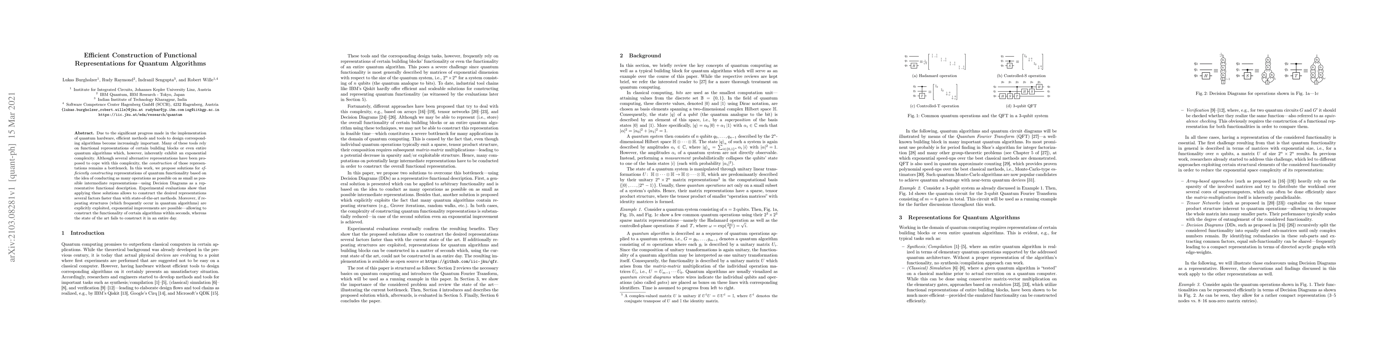 Thumbnail for Efficient Construction of Functional Representations for Quantum
  Algorithms