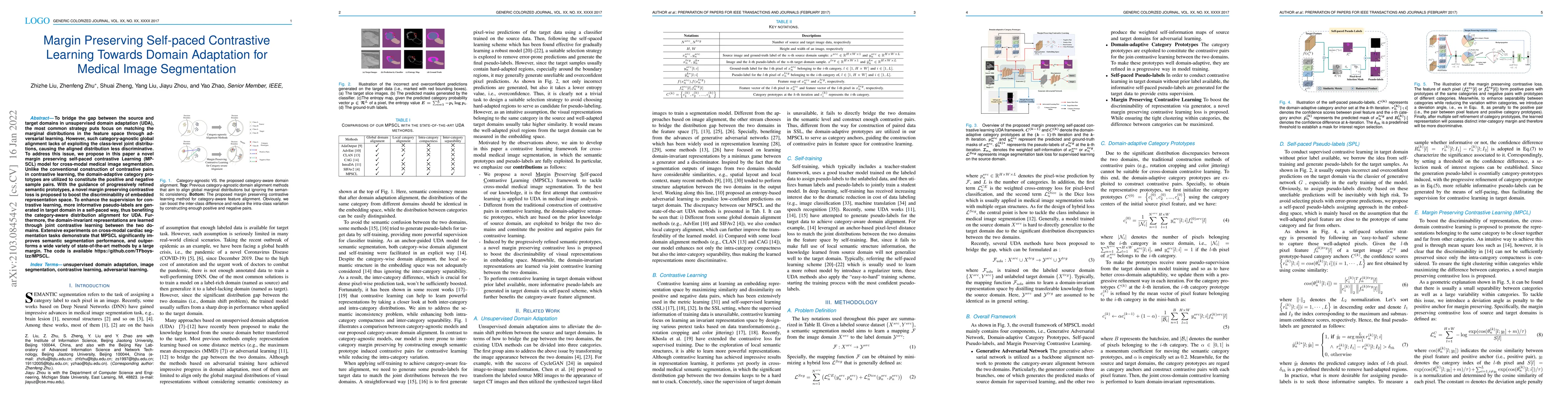 Thumbnail for Margin Preserving Self-paced Contrastive Learning Towards Domain
  Adaptation for Medical Image Segmentation