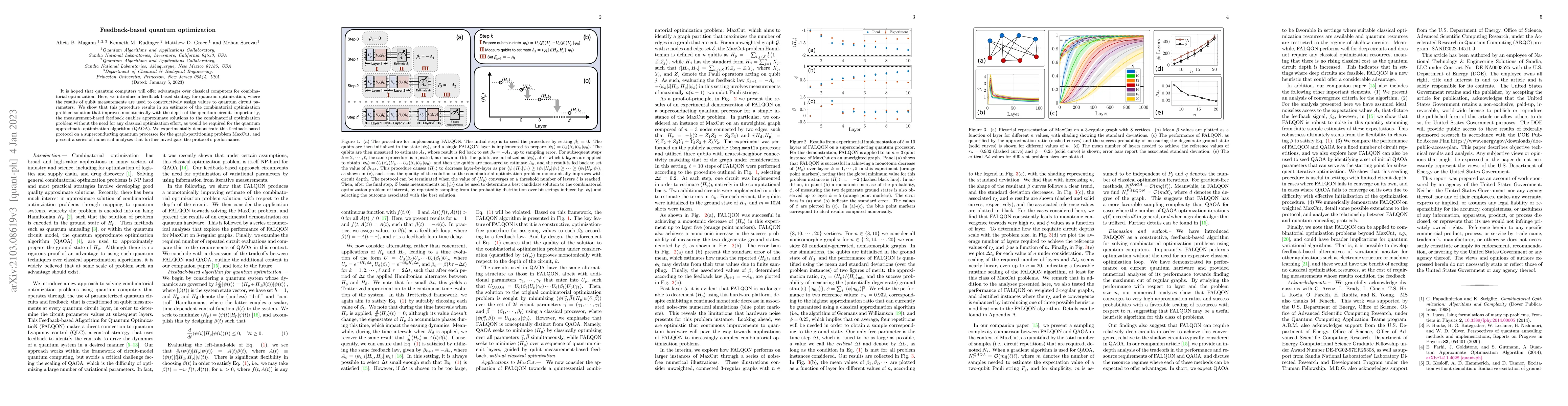 Thumbnail for Feedback-based quantum optimization