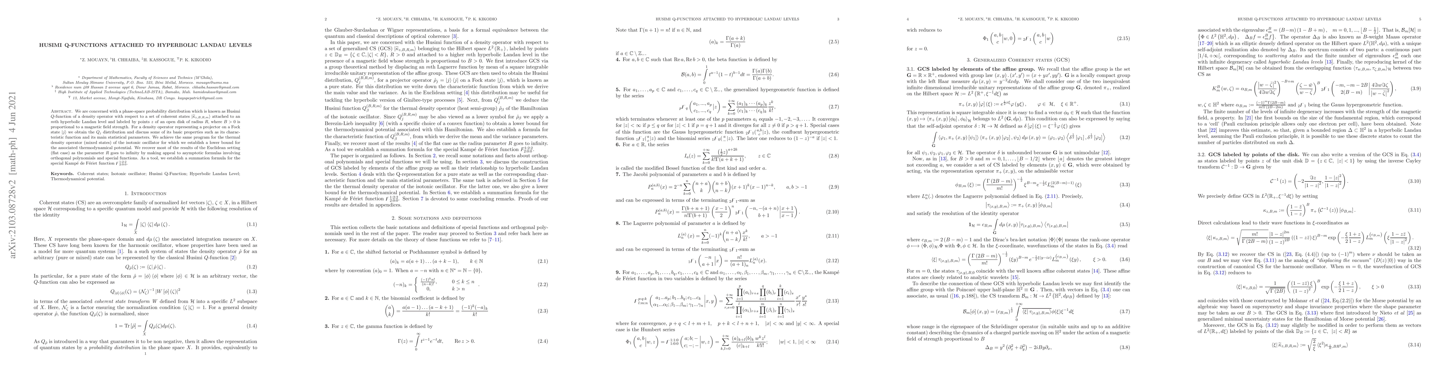 Thumbnail for Husmi Q-functions attached to hyperbolic Landau levels