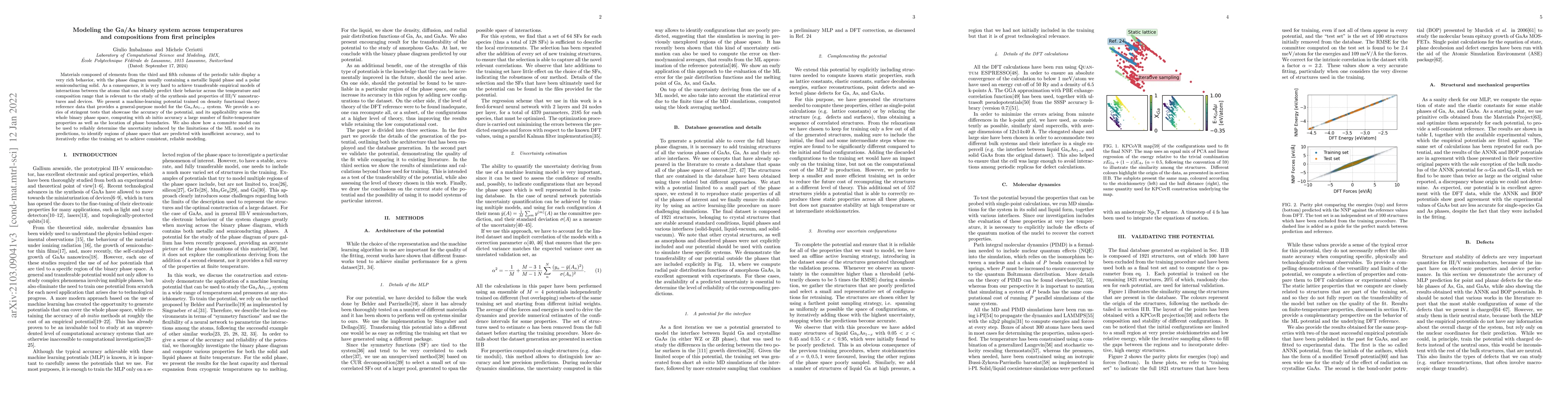 Thumbnail for Modeling the Ga/As binary system across temperaturesand compositions
  from first principles