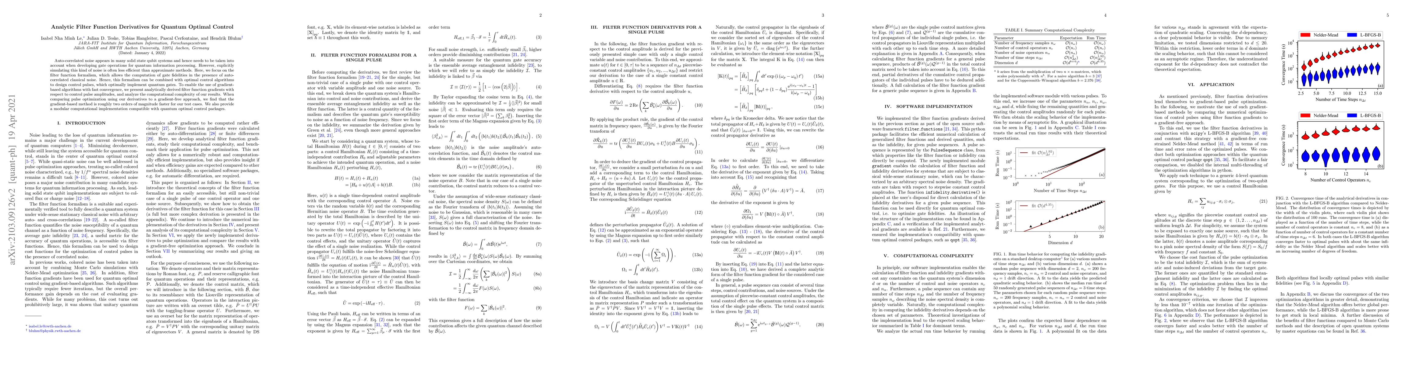 Thumbnail for Analytic Filter Function Derivatives for Quantum Optimal Control