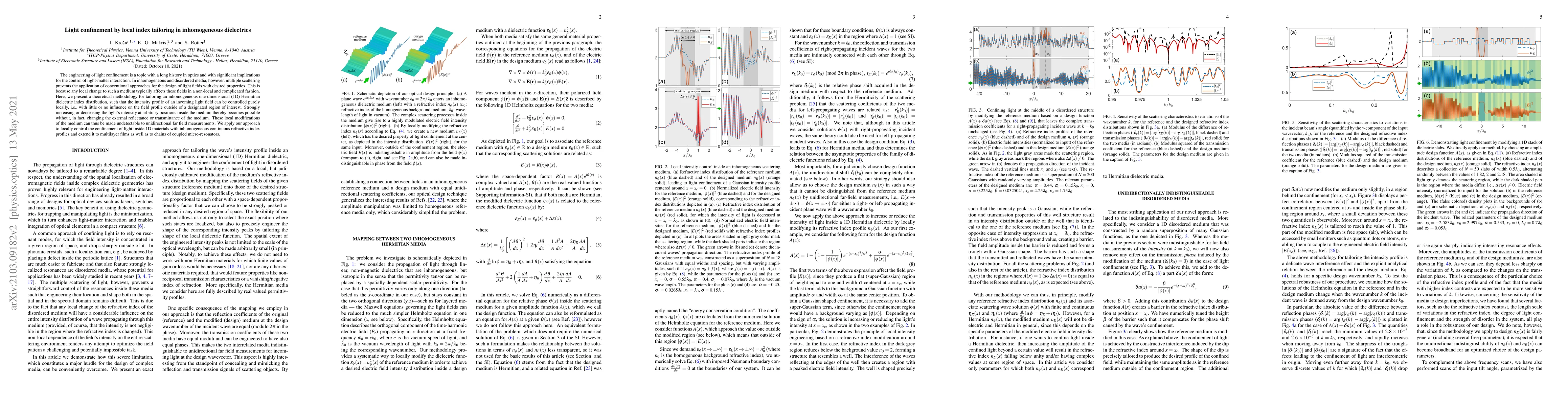 Thumbnail for Light confinement by local index tailoring in inhomogeneous dielectrics