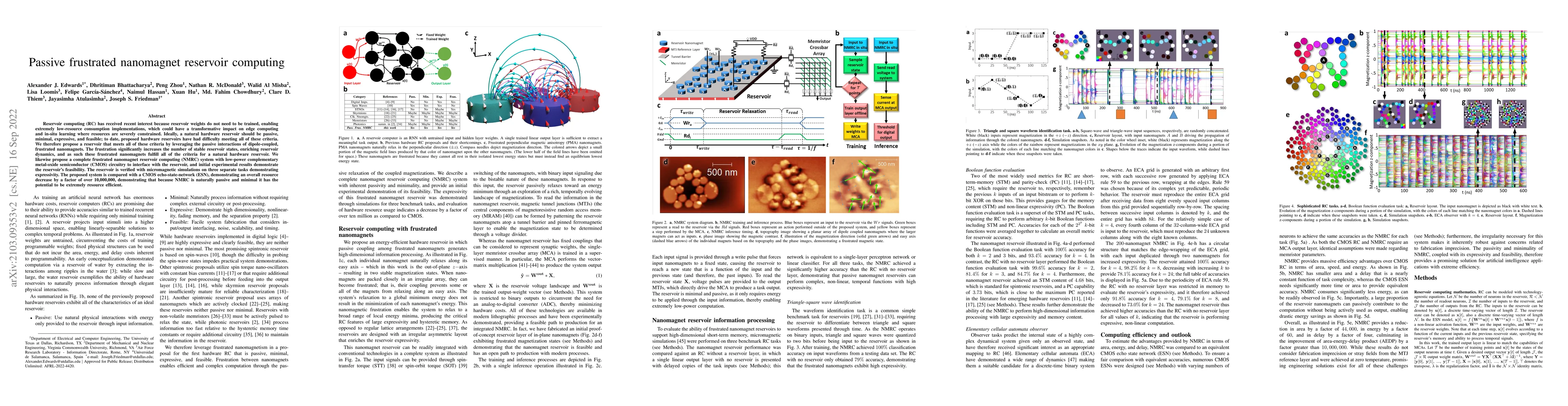 Thumbnail for Passive frustrated nanomagnet reservoir computing