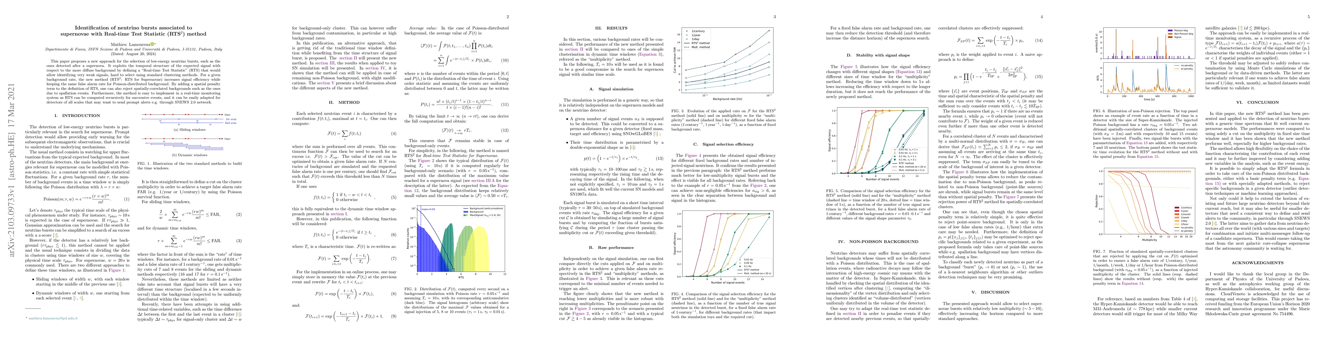 Thumbnail for Identification of neutrino bursts associated to supernovae with
  Real-time Test Statistic (RTS$^2$) method
