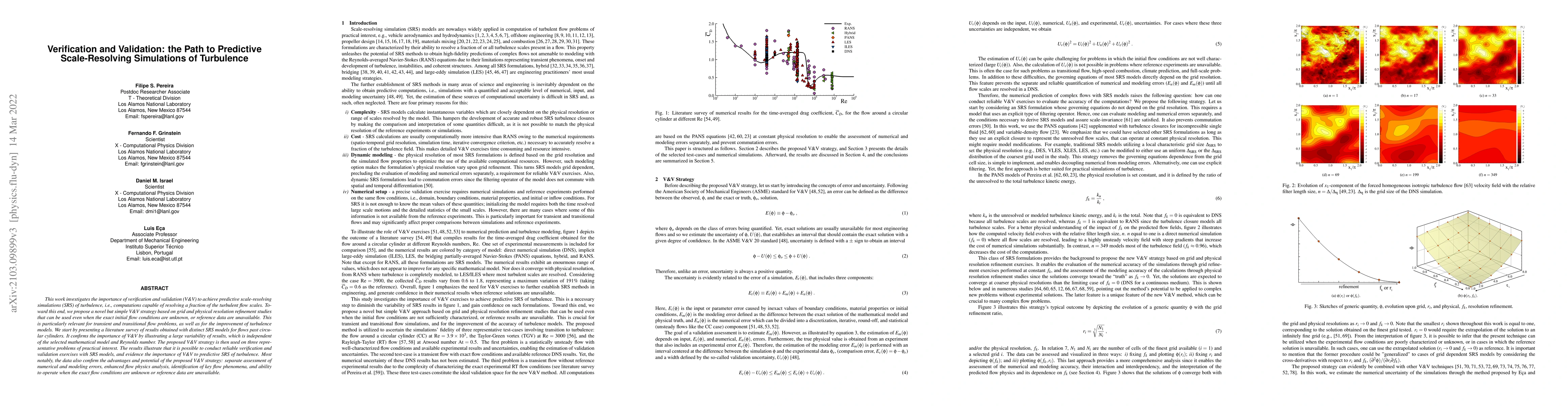 Thumbnail for Verification and Validation: the Path to Predictive Scale-Resolving
  Simulations of Turbulence