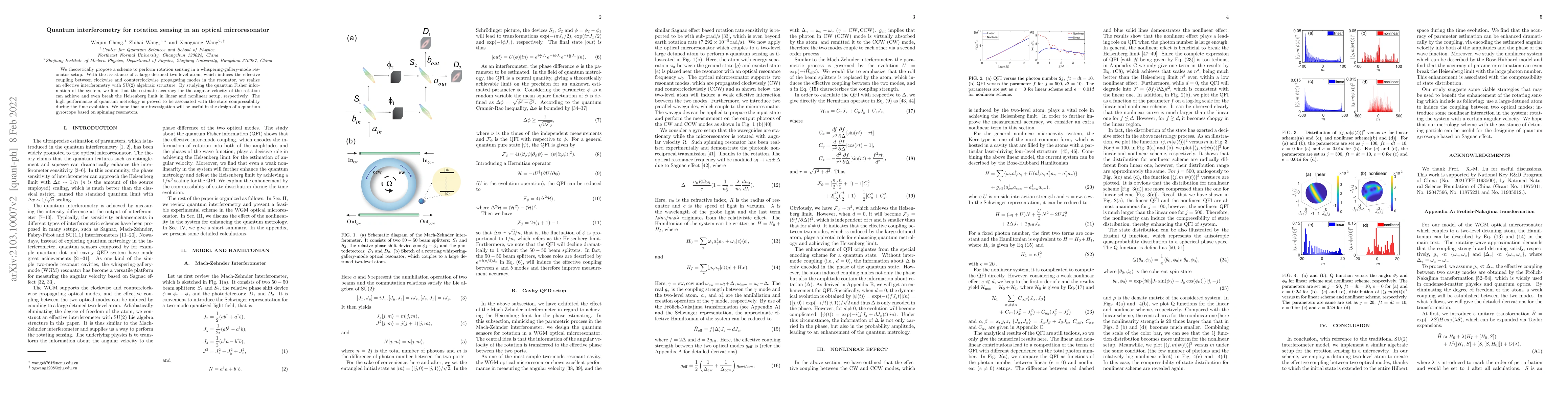 Thumbnail for Quantum interferometry for rotation sensing in an optical microresonator