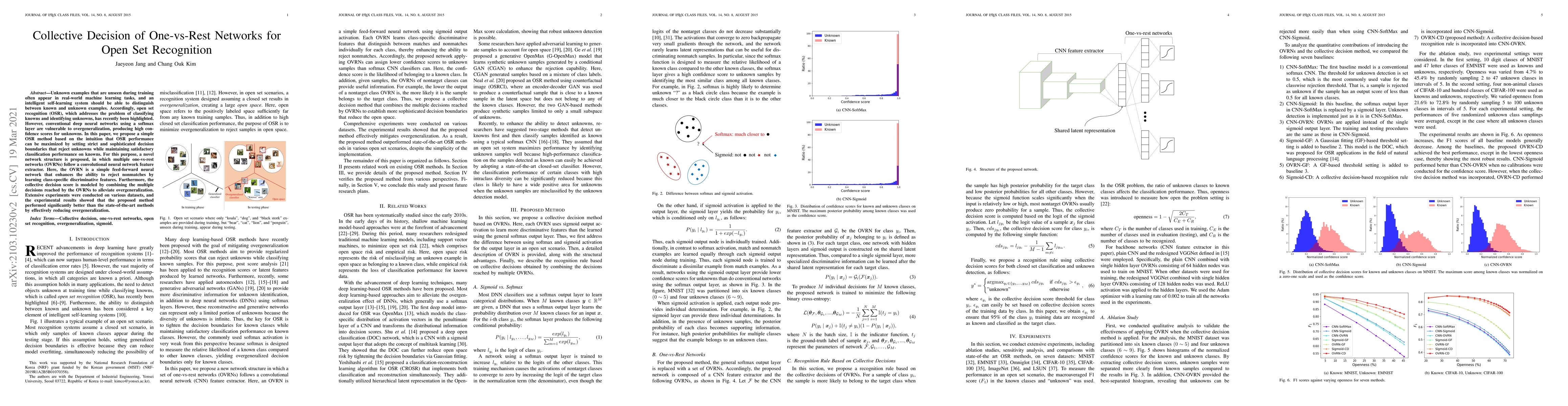 Thumbnail for Collective Decision of One-vs-Rest Networks for Open Set Recognition
