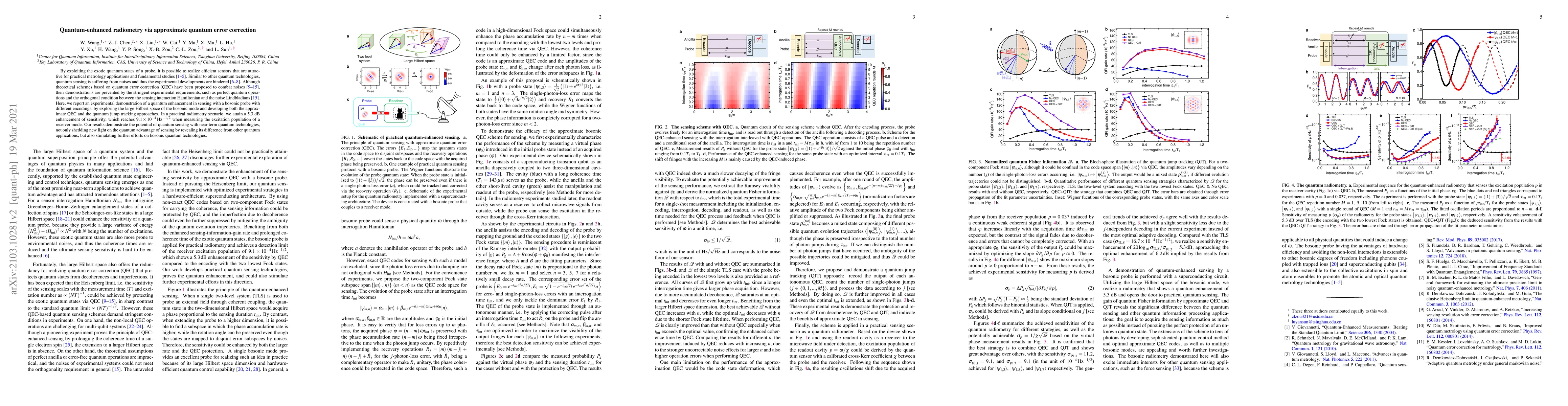 Thumbnail for Quantum-enhanced radiometry via approximate quantum error correction