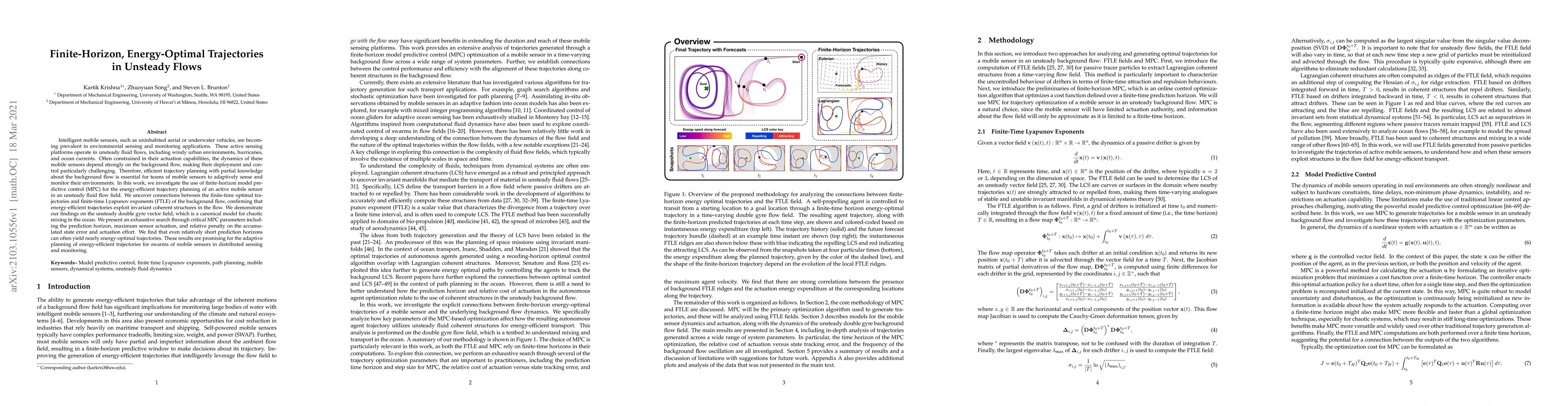 Thumbnail for Finite-Horizon, Energy-Optimal Trajectories in Unsteady Flows