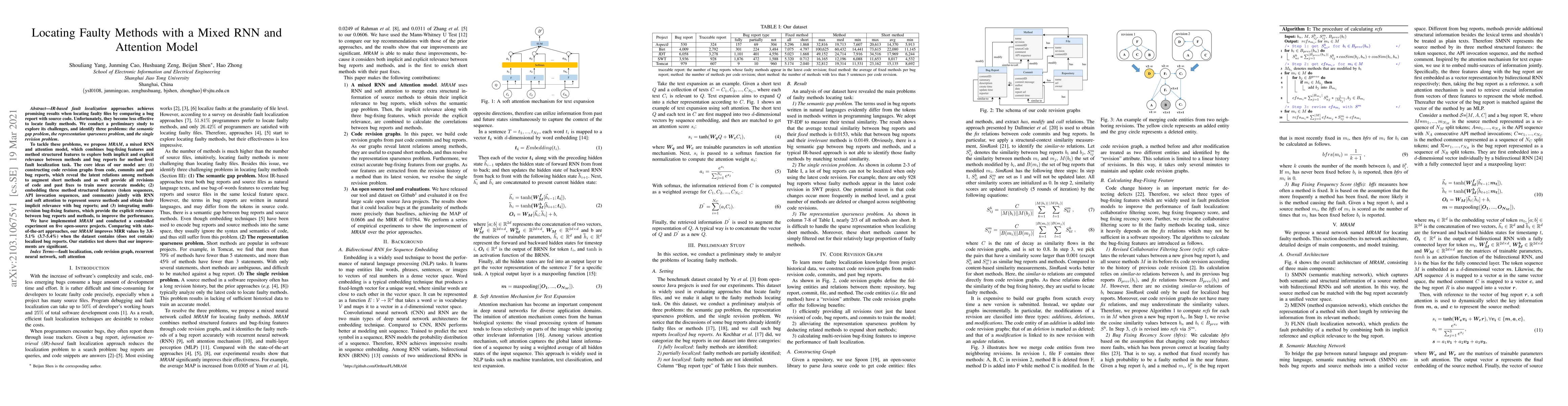 Thumbnail for Locating Faulty Methods with a Mixed RNN and Attention Model