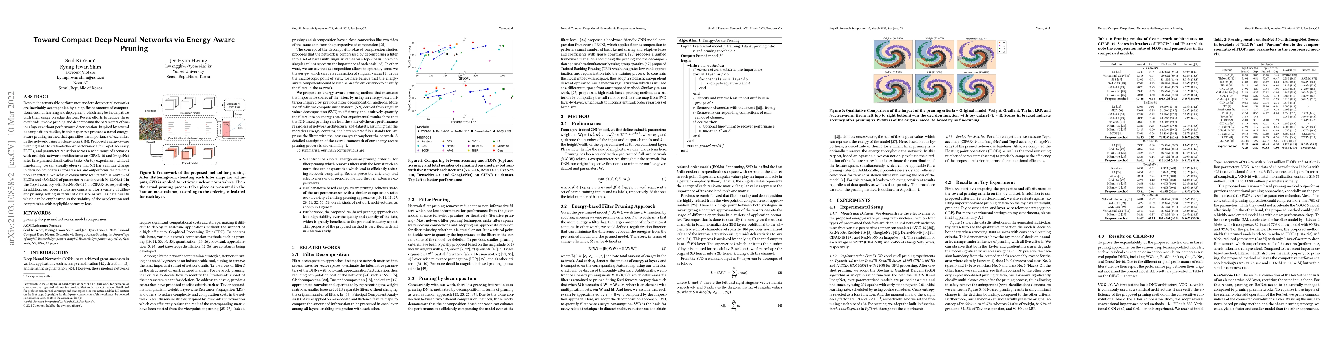 Thumbnail for Toward Compact Deep Neural Networks via Energy-Aware Pruning