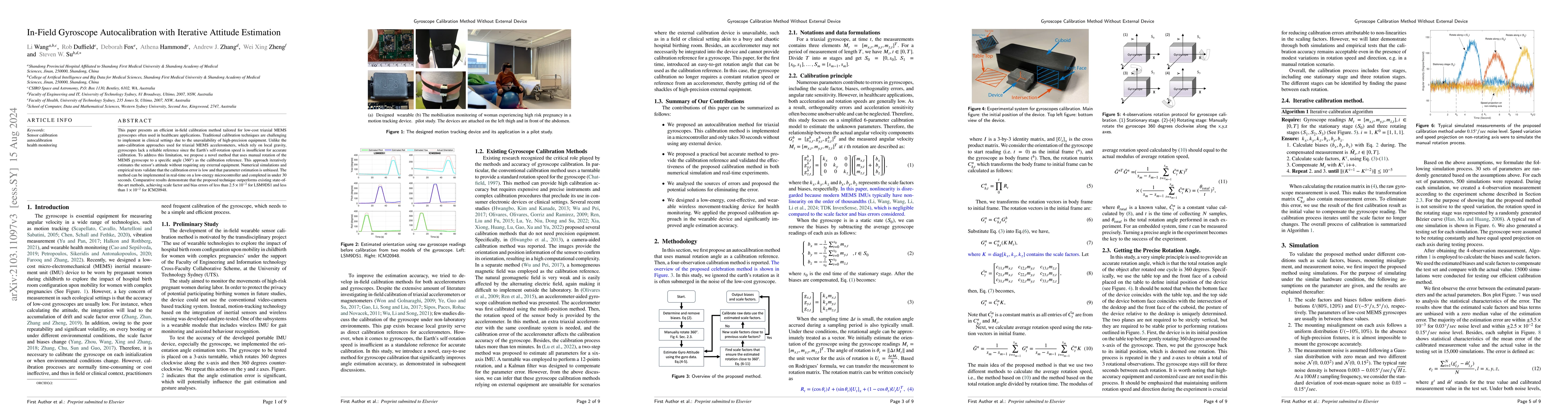 Thumbnail for In-Field Gyroscope Autocalibration with Iterative Attitude Estimation