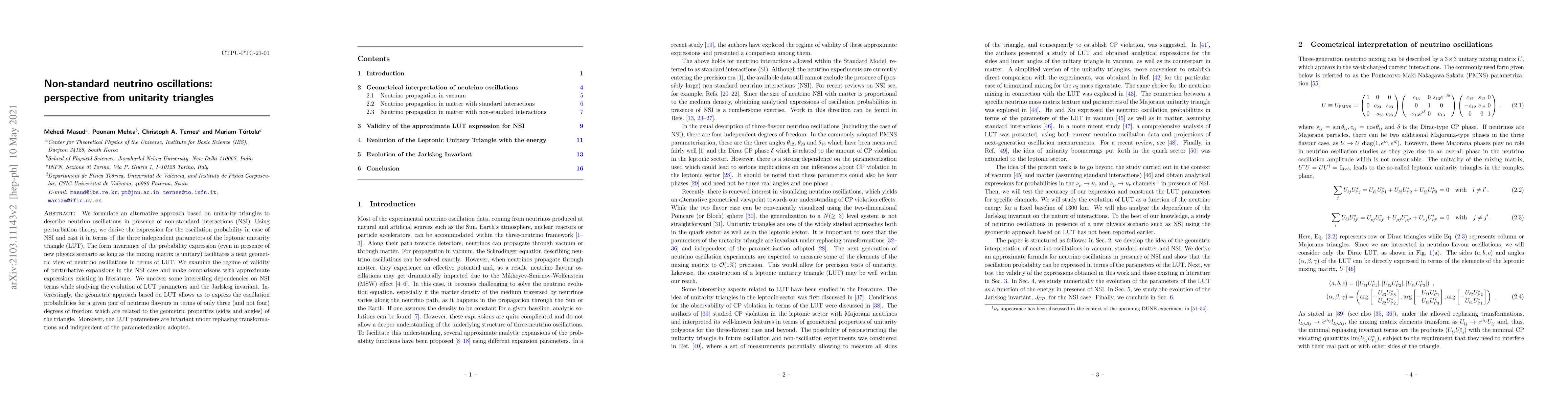 Thumbnail for Non-standard neutrino oscillations: perspective from unitarity triangles