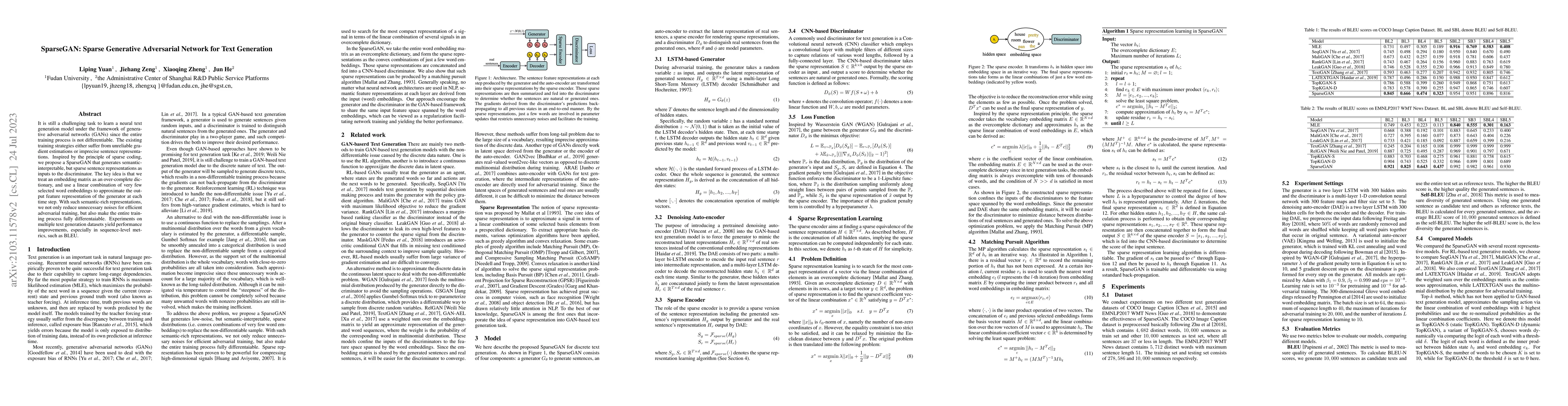 Thumbnail for SparseGAN: Sparse Generative Adversarial Network for Text Generation