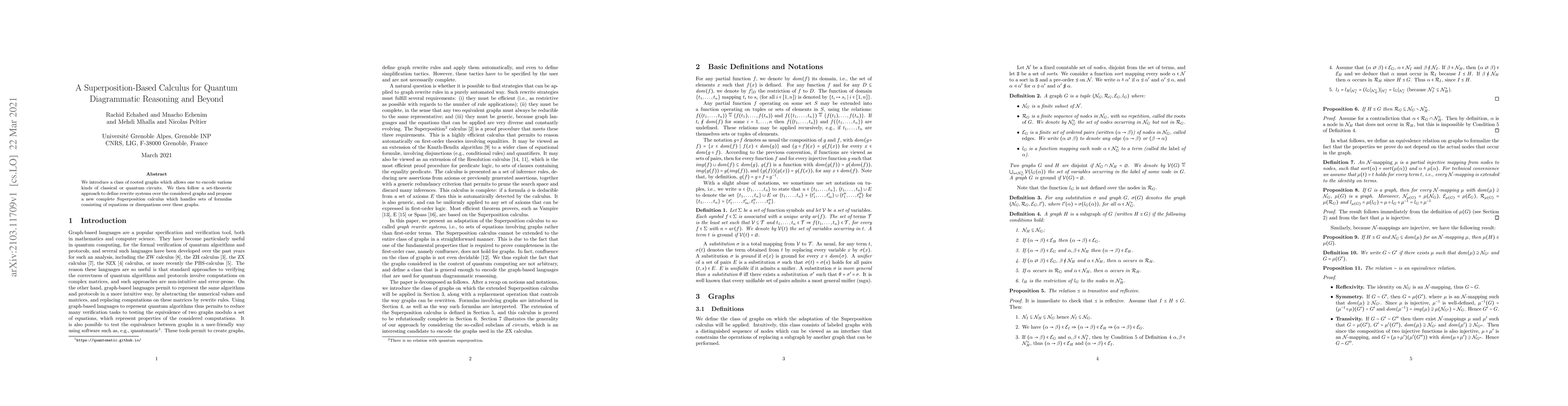 Thumbnail for A Superposition-Based Calculus for Quantum Diagrammatic Reasoning and
  Beyond
