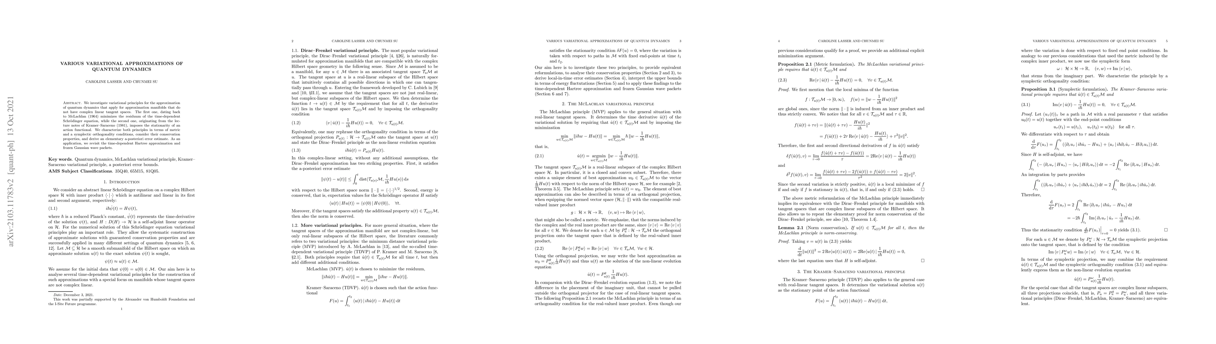 Thumbnail for Various variational approximations of quantum dynamics