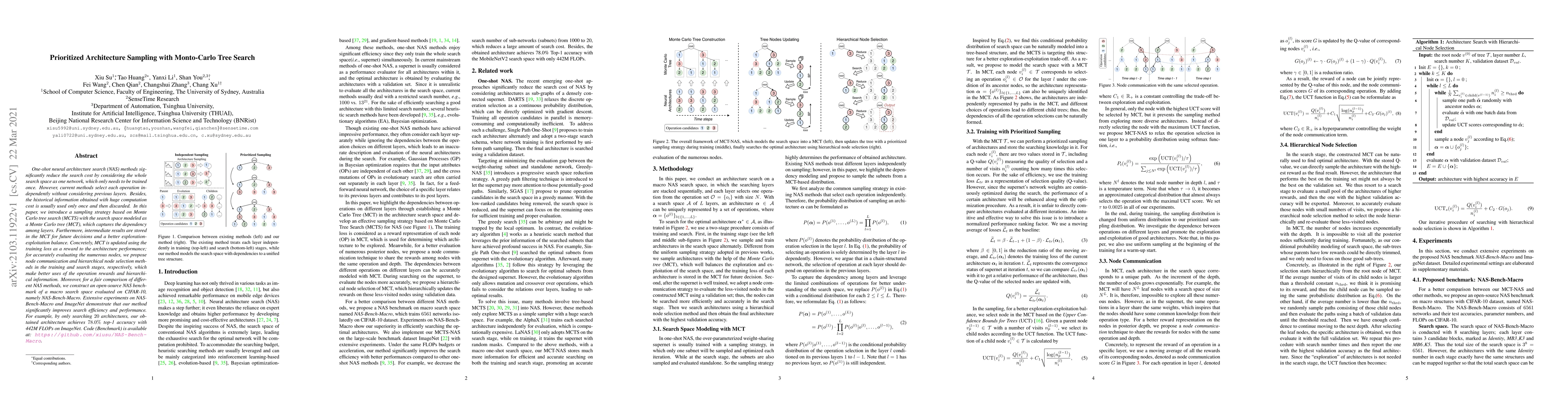 Thumbnail for Prioritized Architecture Sampling with Monto-Carlo Tree Search