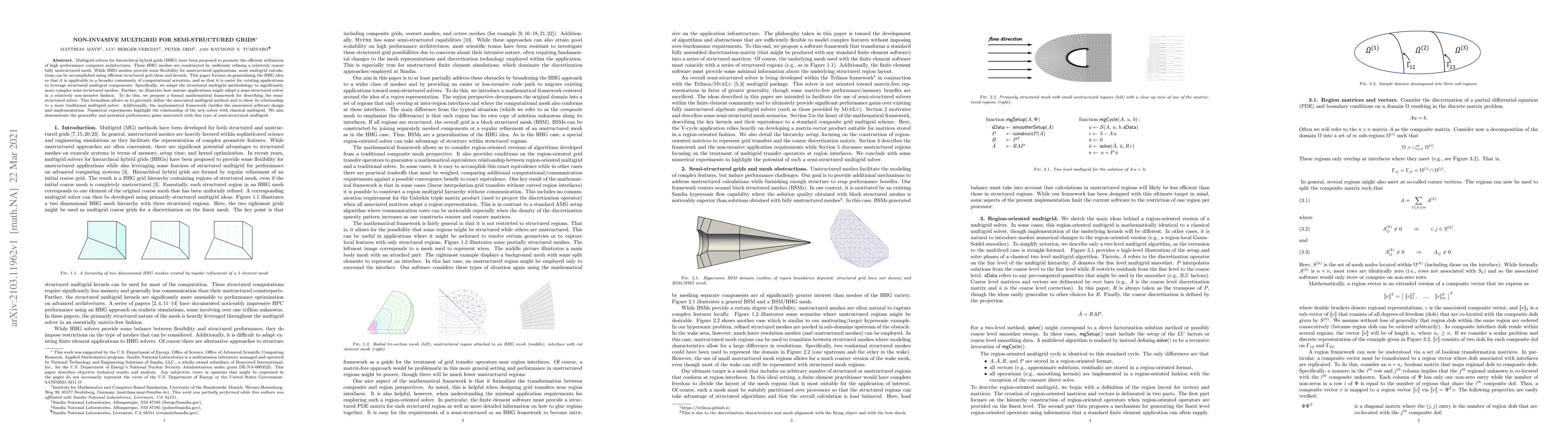 Thumbnail for Non-invasive multigrid for semi-structured grids
