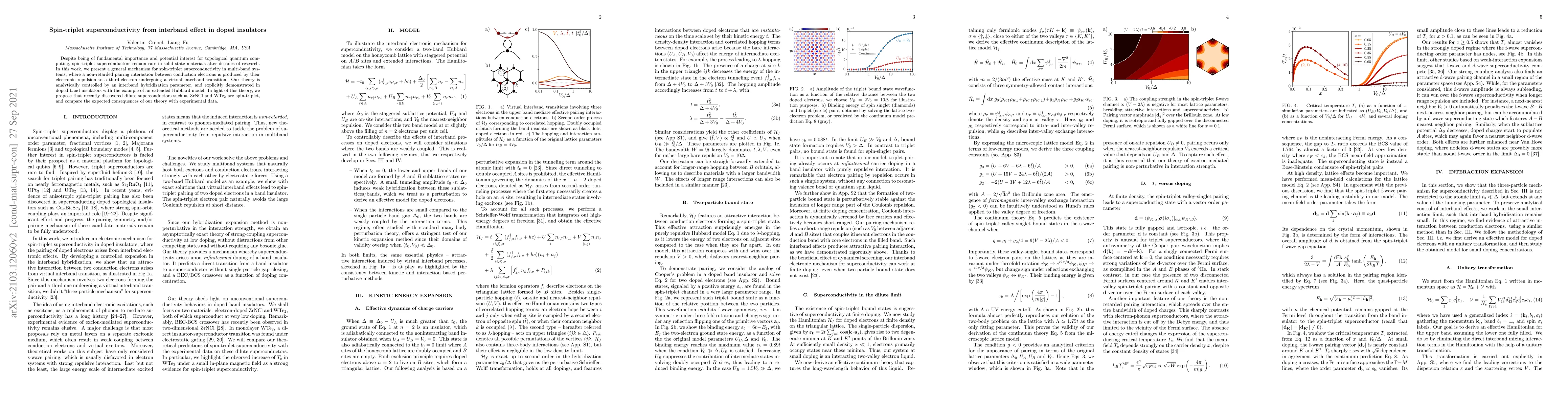 Thumbnail for Spin-triplet superconductivity from interband effect in doped insulators
