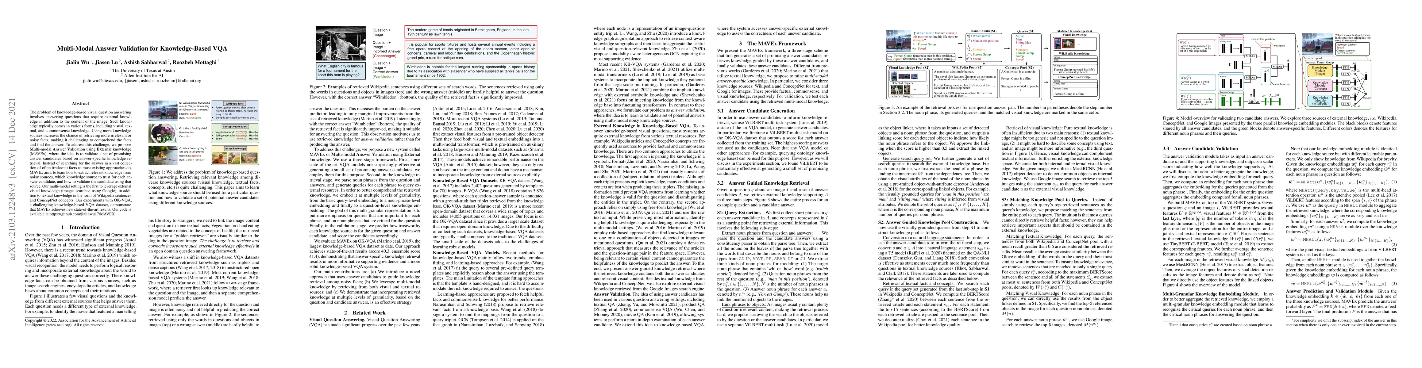 Thumbnail for Multi-Modal Answer Validation for Knowledge-Based VQA