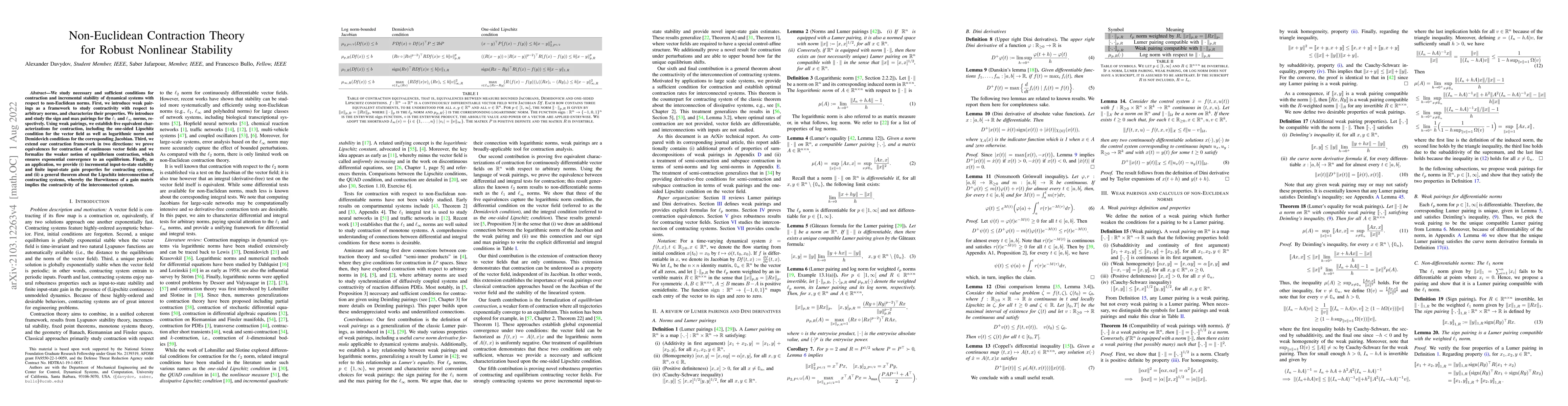 Thumbnail for Non-Euclidean Contraction Theory for Robust Nonlinear Stability