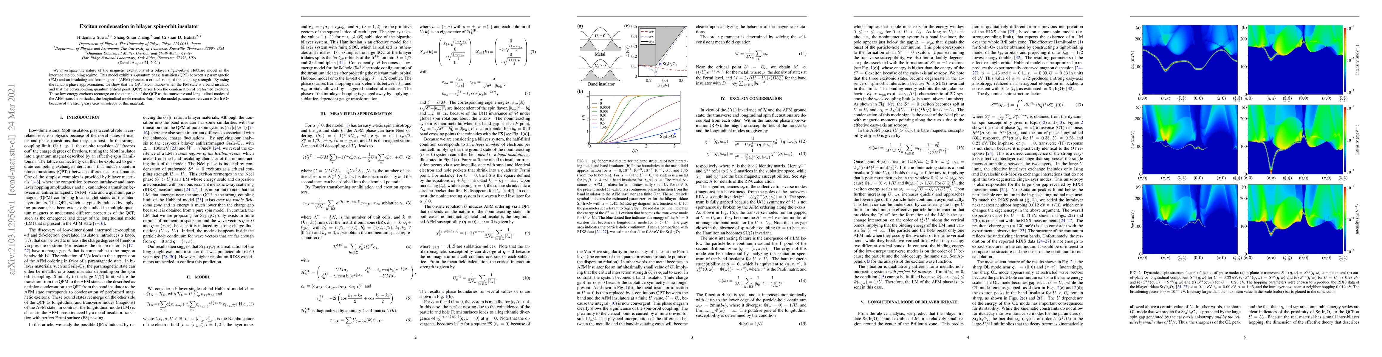 Thumbnail for Exciton condensation in bilayer spin-orbit insulator