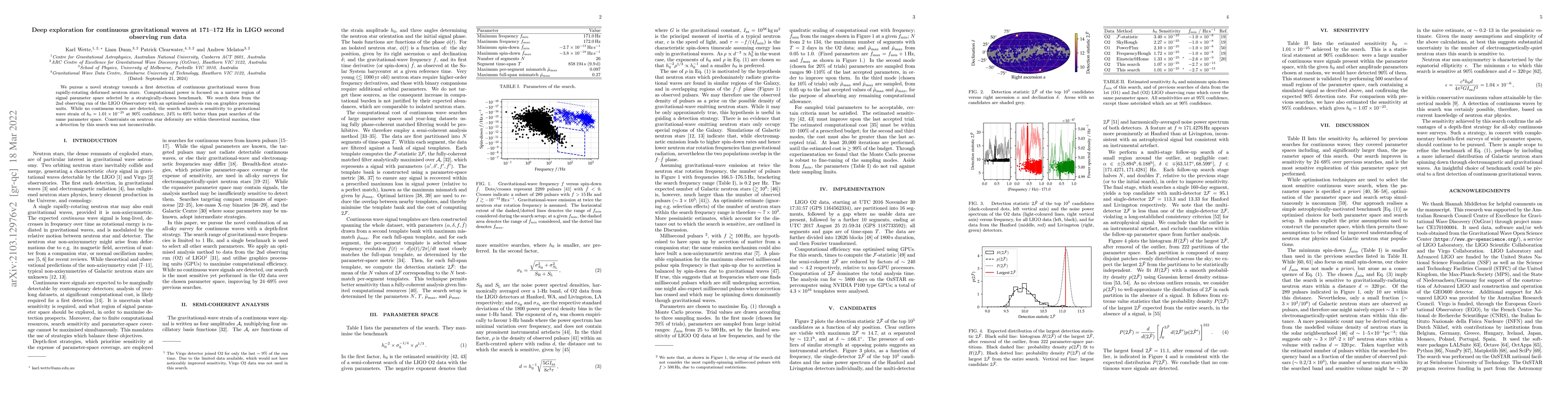 Thumbnail for Deep exploration for continuous gravitational waves at 171--172 Hz in
  LIGO second observing run data