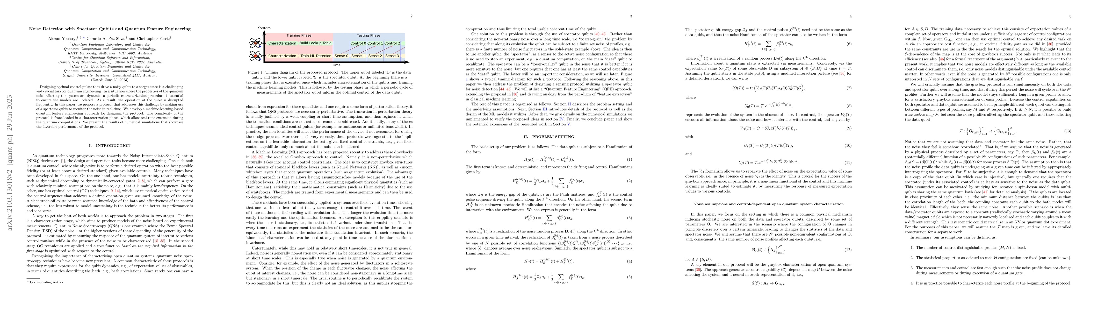 Thumbnail for Noise Detection with Spectator Qubits and Quantum Feature Engineering