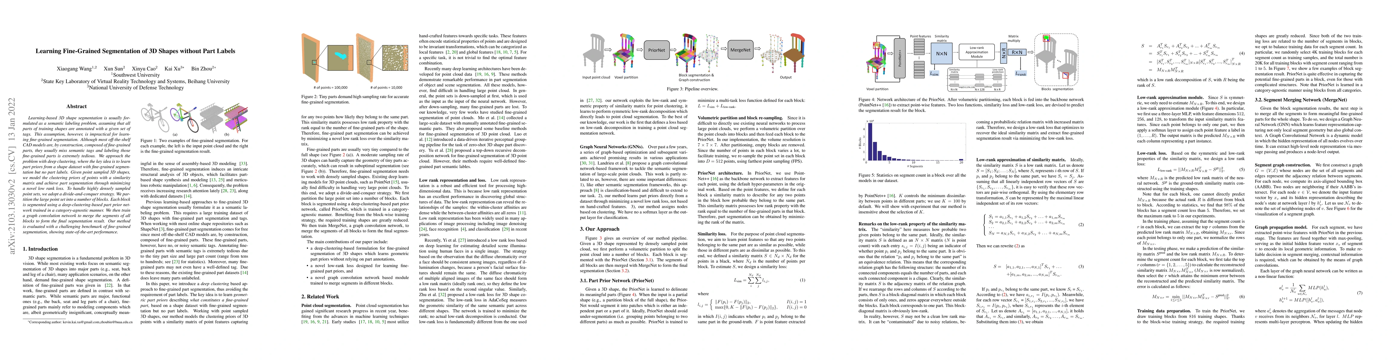 Thumbnail for Learning Fine-Grained Segmentation of 3D Shapes without Part Labels