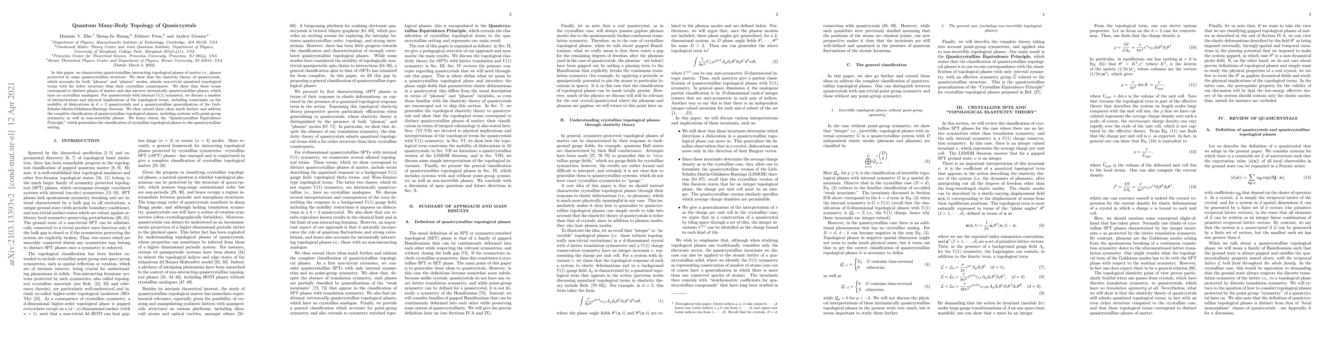 Thumbnail for Quantum many-body topology of quasicrystals