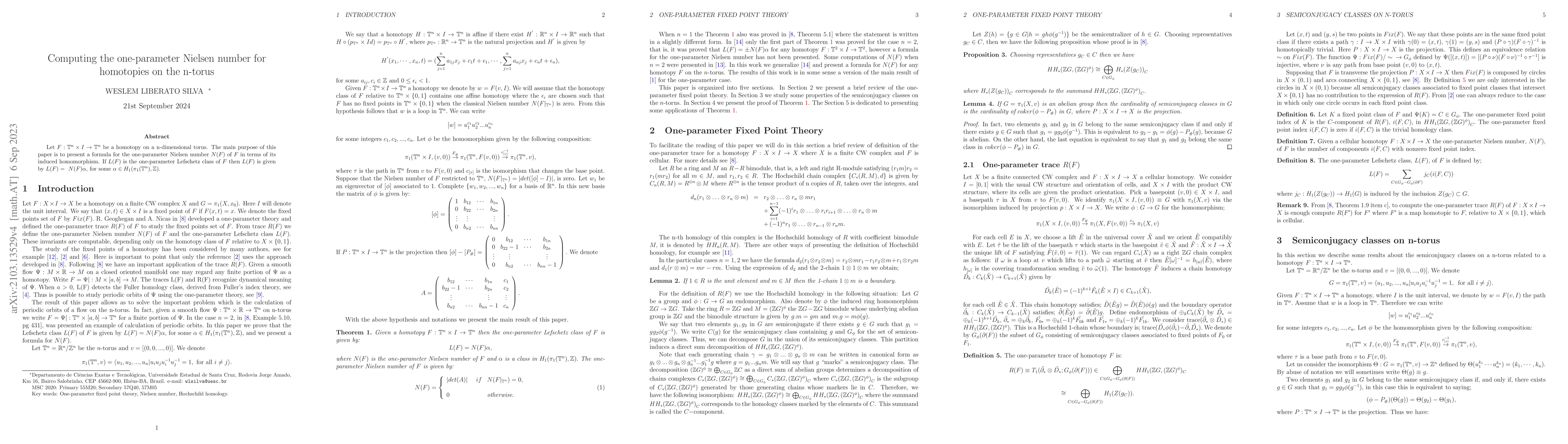 Thumbnail for Computing the one-parameter Nielsen number for homotopies on the n-torus