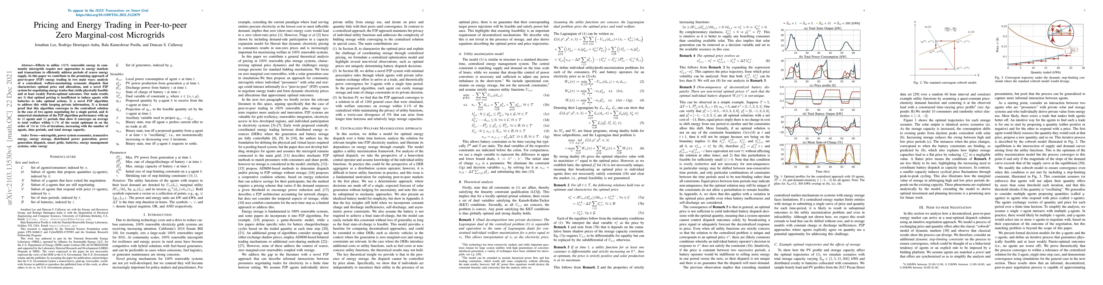 Thumbnail for Pricing and Energy Trading in Peer-to-peer Zero Marginal-cost Microgrids