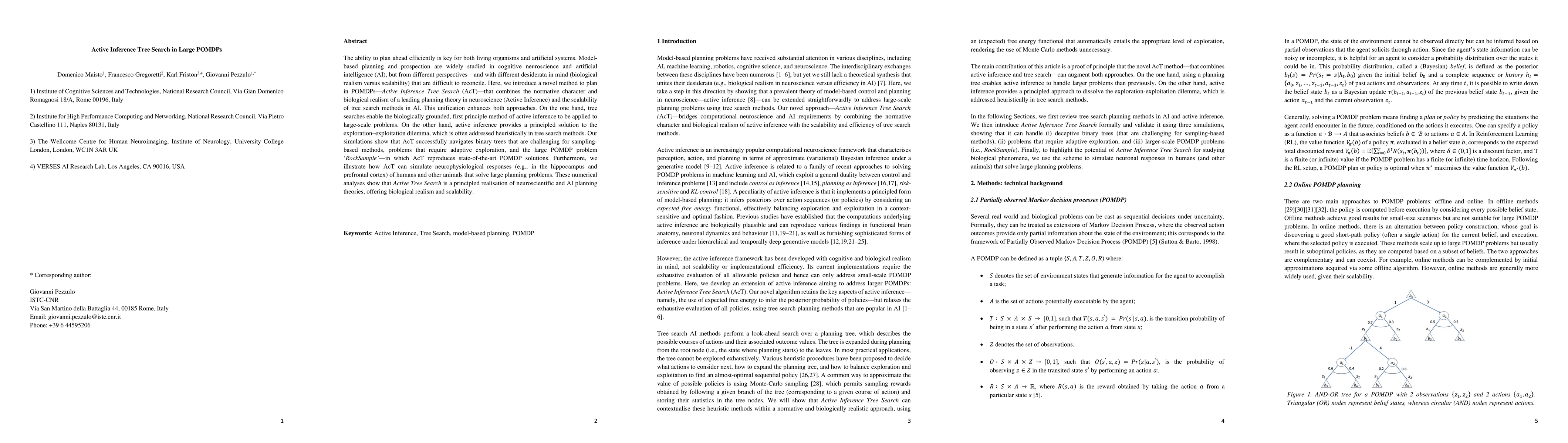 Thumbnail for Active Inference Tree Search in Large POMDPs