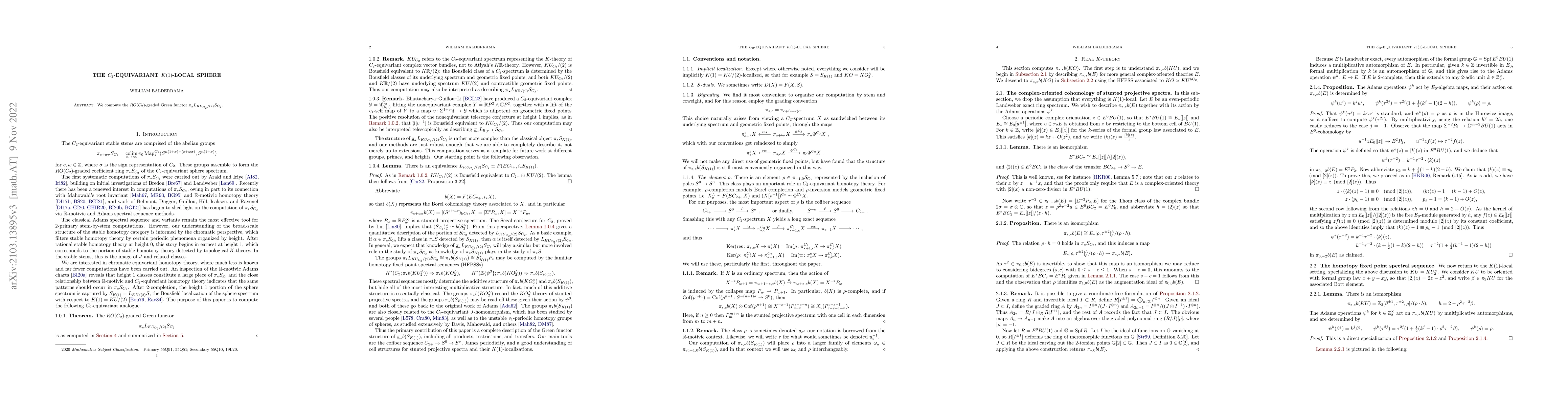 Thumbnail for The $C_2$-equivariant $K(1)$-local sphere